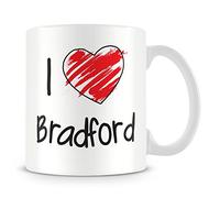 I Love Bradford Personalised Mug - Add Photo - Customised Cup Gift