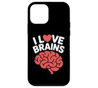 I Love Brains Fun Neuroscience Humor Case for iPhone 12 mini