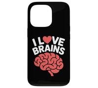 I Love Brains Fun Neuroscience Humor Case for iPhone 13 Pro