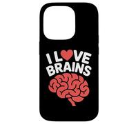 I Love Brains Fun Neuroscience Humor Case for iPhone 14 Pro