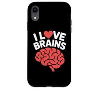 I Love Brains Fun Neuroscience Humor Case for iPhone XR