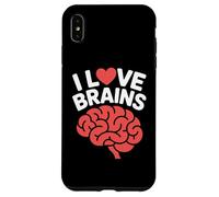I Love Brains Fun Neuroscience Humor Case for iPhone XS Max