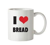 I Love Bread I Love Mug Personalised Adult Office Mug