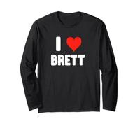 I Love Brett - Heart Long Sleeve T-Shirt