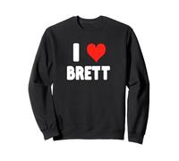 I Love Brett - Heart Sweatshirt