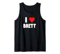 I Love Brett - Heart Tank Top