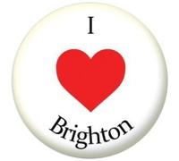 I Love Brighton Badge, Magnet, Keyring, Mirror, Bottle Opener