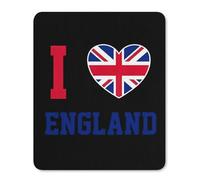 I Love Britain United Kingdom England Novelty Mouse Pad Printed Non-Slip Keyboard Pads Laptop Mat Desk Protectors 7 * 8.5 8 * 10 10 * 12 Inch