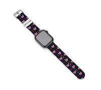 I Love Britain United Kingdom England Novelty Strap Compatible with IWatch Funny Soft Smart Watch Bands 38mm/40mm42mm/44mm