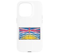 I Love British Columbia Canada Flag Case for iPhone 15 Pro