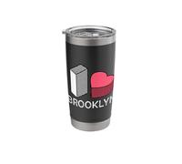 I Love Brooklyn Personalized First Name Brooklyn Stainless Steel Insulated Tumbler
