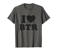 I Love BTR Baton Rouge Airport Code Hometown LA Travel T-Shirt