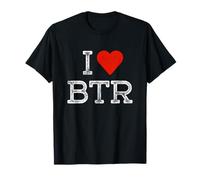 I Love BTR Baton Rouge Airport Code Travel Vintage Hometown T-Shirt