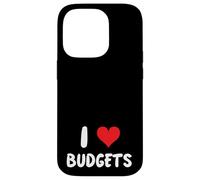 I Love Budgeting - Heart Fire Financial Independence Budget Case for iPhone 14 Pro