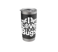 I Love Bugs Insect Enthusiast Design Stainless Steel Insulated Tumbler