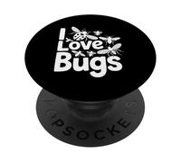 I Love Bugs Insect Lover Enthusiast PopSockets Adhesive PopGrip