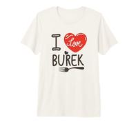 I Love Burek Pita Bosnian Food Balkan Specialty Premium T-Shirt