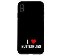 I Love Butterflies - Heart - Distressed - Butterfly Insect Case for iPhone XS Max