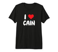 I Love Cain - Heart Premium T-Shirt