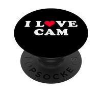 I Love Cam Matching Girlfriend & Boyfriend Cam Name PopSockets Swappable PopGrip