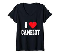 I Love Camelot V-Neck T-Shirt