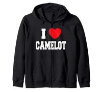 I Love Camelot Zip Hoodie