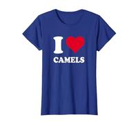 I Love Camels T-Shirt, Women, Royal Blue, Medium