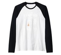 I Love Campfires More Than Conference Rooms Camping Raglan Baseball Tee
