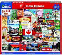 FAVORITE ICE CREAMS 1000 Piece Food Jigsaw Puzzle WHITE MOUNTAIN 2103pz