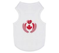 'I Love Canada' Pet Dog/Cat T-Shirt (PT00080813)