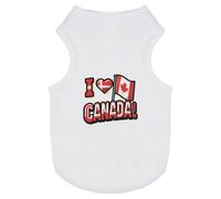 'I Love Canada!' Pet Dog/Cat T-Shirt (PT00138386)