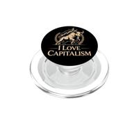 I Love Capitalism Capitalist Entrepreneur Investor Stocks PopSockets PopGrip for MagSafe