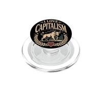 I Love Capitalism Capitalist Entrepreneur Investor Stocks PopSockets PopGrip for MagSafe