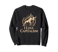 I Love Capitalism Capitalist Entrepreneur Investor Stocks Sweatshirt
