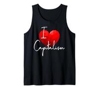 I Love Capitalism Pro Free Market Economy Liberty Money Tank Top