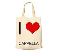 I Love CAPPELLA themed Tote Bag-Cotton Shopping Bag Christmas gift.