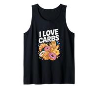 I Love Carbs Pastry Doughnut Fun Tank Top