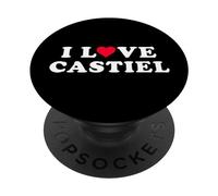 I Love Castiel Matching Girlfriend & Boyfriend Castiel Name PopSockets Swappable PopGrip