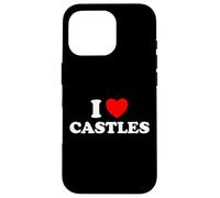 I Love Castles Funny Medieval Times Architecture Knight Fan Case for iPhone 16 Pro