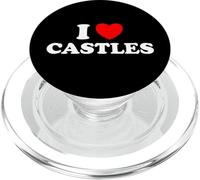 I Love Castles Funny Medieval Times Architecture Knight Fan PopSockets PopGrip for MagSafe