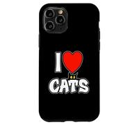 I LOVE CATS cat lover kitten parents feline fans only owners Case for iPhone 11 Pro