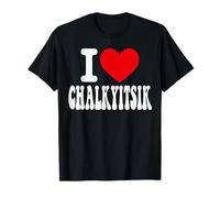 I Love CHALKYITSIK Alaska Heart Souvenir AK City Pride T-Shirt