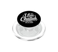 I Love Challah for Bread Lovers Jewish Baking Bakery Humor PopSockets PopGrip for MagSafe