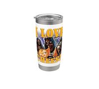 I Love Cheese Funny Skeleton Meme Weird Stainless Steel Insulated Tumbler