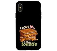 I Love Cheese Toasties Funny British Comfort Food Terms Case for iPhone X/XS