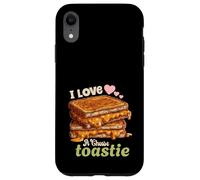 I Love Cheese Toasties Funny British Comfort Food Terms Case for iPhone XR