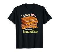 I Love Cheese Toasties Funny British Comfort Food Terms T-Shirt