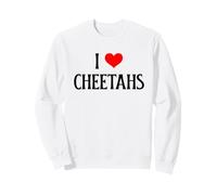 I Love Cheetahs I Heart Cheetahs Cheetah lover Big Cat Sweatshirt