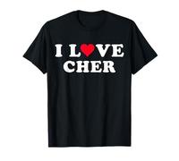 I Love Cher Matching Girlfriend & Boyfriend Cher Name T-Shirt