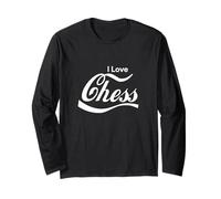 I Love Chess Player Grandmaster Chess Master Checkmate Chess Long Sleeve T-Shirt